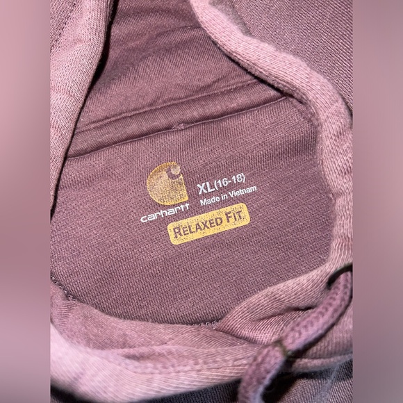 Carhartt Hoodie Size XL (16/18) - Picture 3 of 6